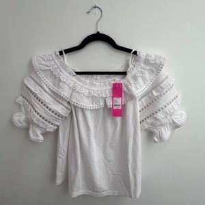 NWT Lilly Pulitzer Off the Shoulder Top- Size M